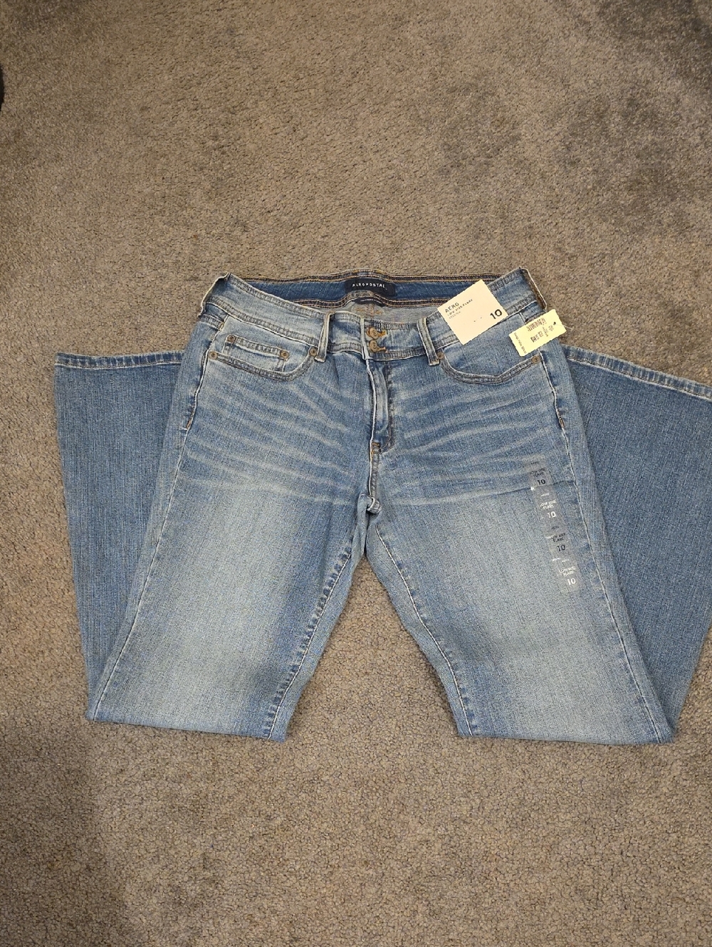 Light Blue Women's Bootcut Jeans - Size 10